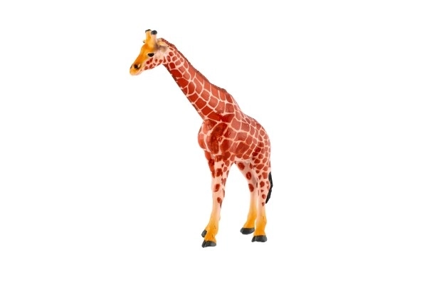 girafe en plastique maillée de 17 cm en sachet