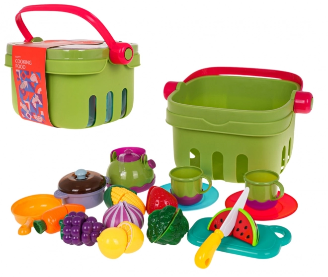 Panier de pique-nique pour enfants avec accessoires