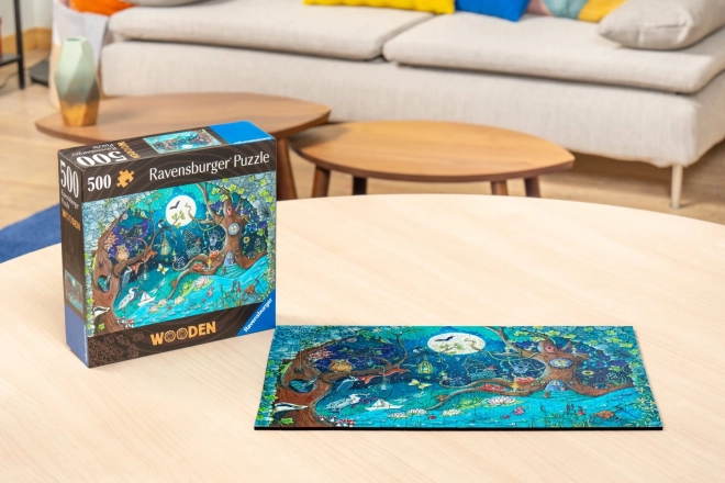 Puzzle en bois forêt magique 500 pièces