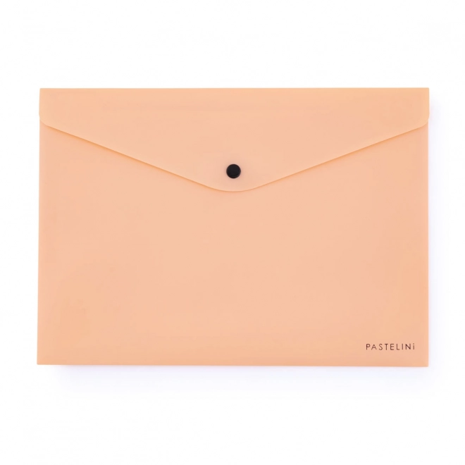 Pochette avec bouton-pression Pastelini abricot