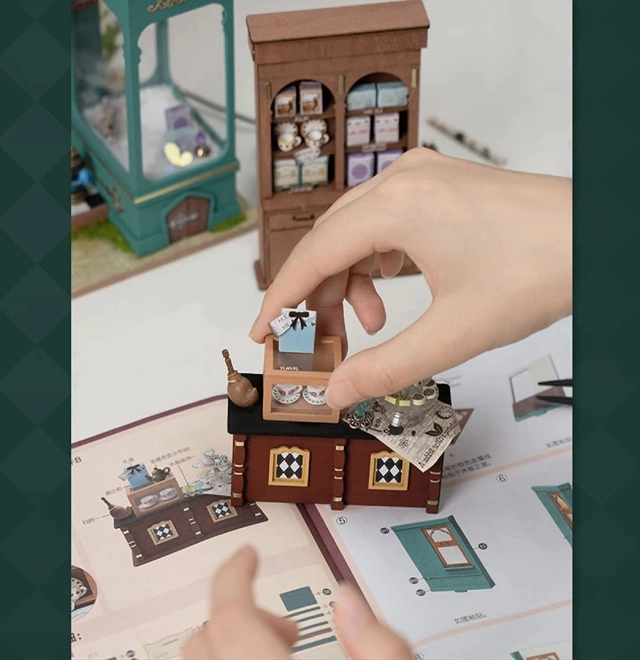 RoboTime miniatura maison - Boutique de thé