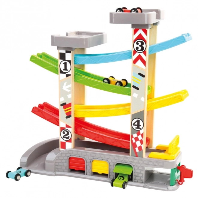 Bino Circuit de voitures avec garages