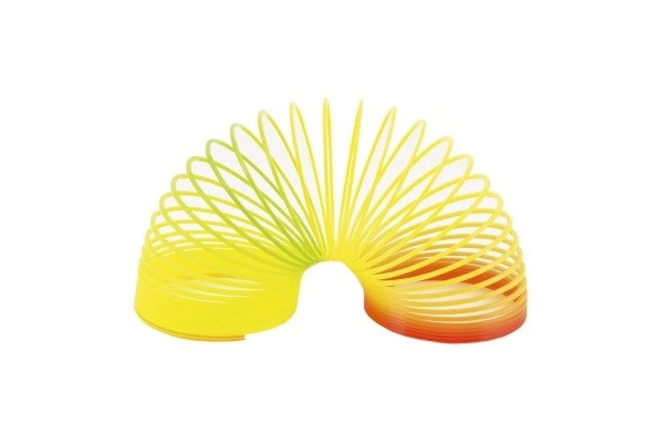Ressort sautant arc-en-ciel - 7,5 cm