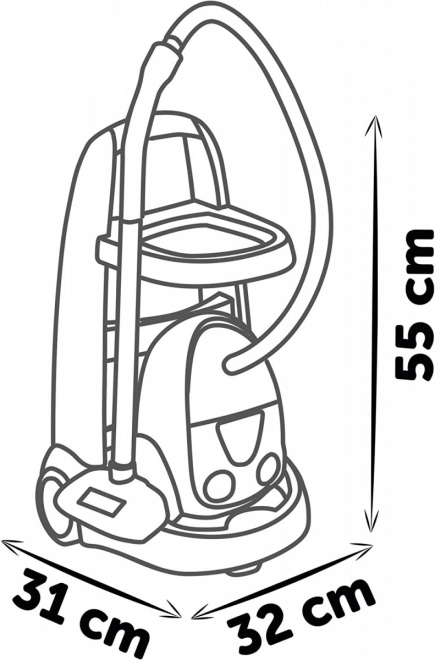 Chariot de nettoyage Smoby avec aspirateur pour enfants