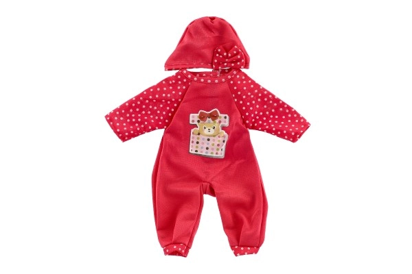 Adorable robe à pois avec bonnet