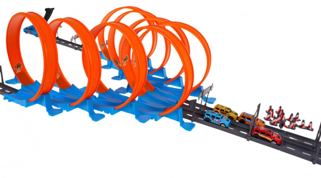 piste de course extrême avec fonctions lumineuses et sonores