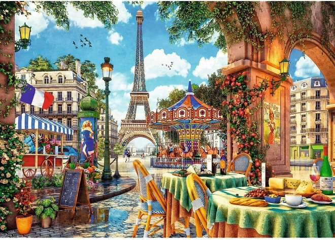 Motif romantique de Paris