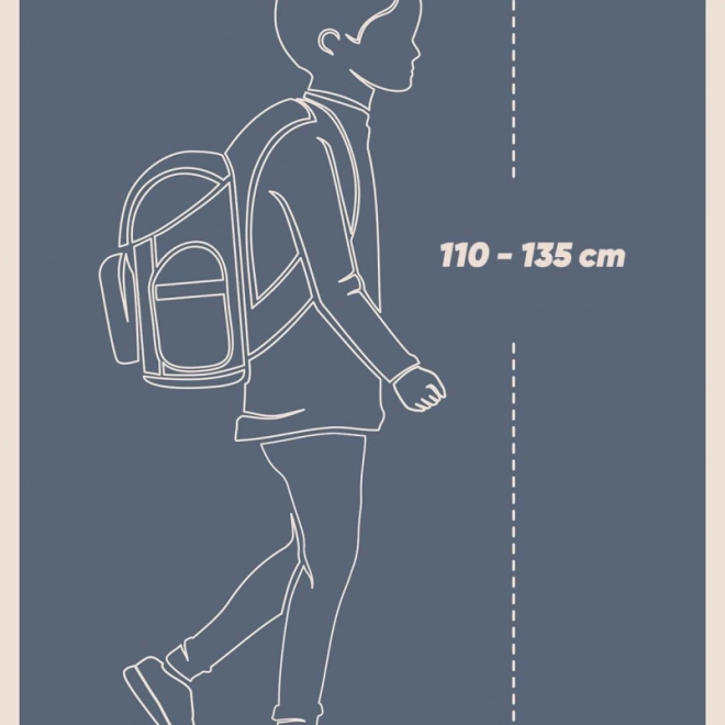 Ensemble scolaire BAAGL : Zippy Plus Pixel Space - cartable, trousse, sac