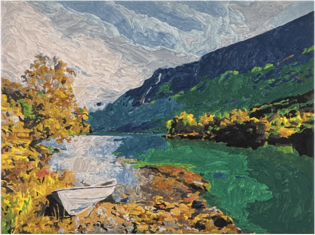 Motif de paysage saisissant