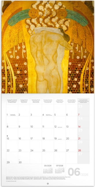 Calendrier de notes Gustav Klimt 2026