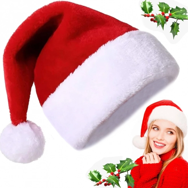 Chapeau de Père Noël avec pompon