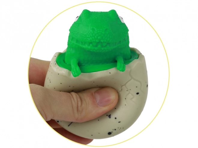 Jouet anti-stress dinosaure dans œuf Squishy