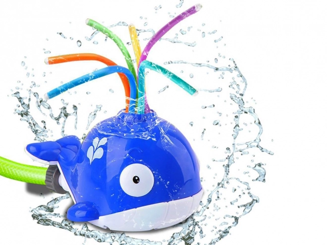 Pulvérisateur d'eau joyeux en forme de baleine