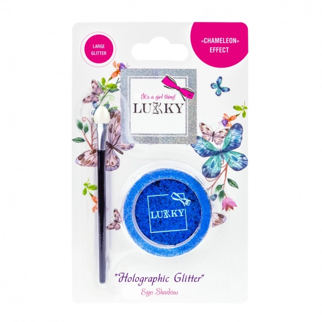 Ombres à paupières gel Lukky avec paillettes holographiques