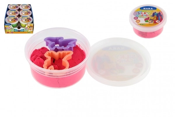 Sable coloré créatif Nara Silky Sand en boîte
