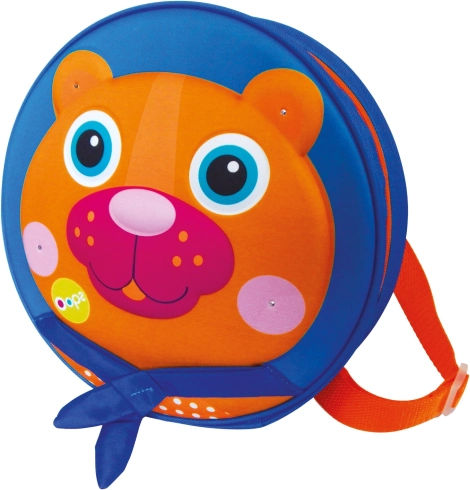 Petit sac à dos rond pour enfant motif ours 26,5 cm