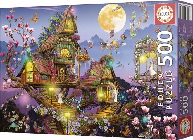 EDUCA Puzzle Maison de Fée 500 pièces