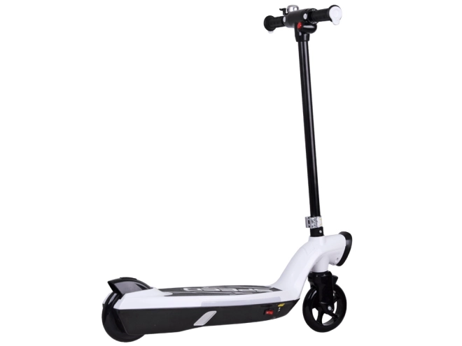 Trottinette électrique avec éclairage LED – Blanc