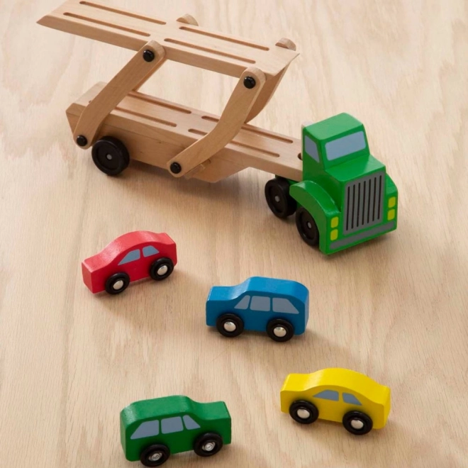 Camion avec remorque