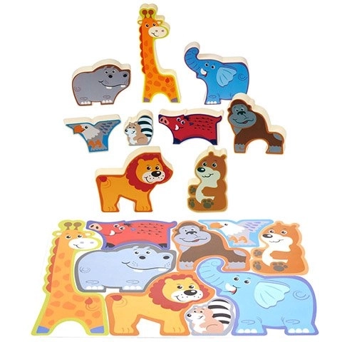 Puzzle safari sauvage