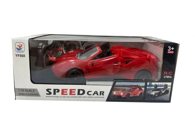 Voiture RC sportive à l'échelle 1:18