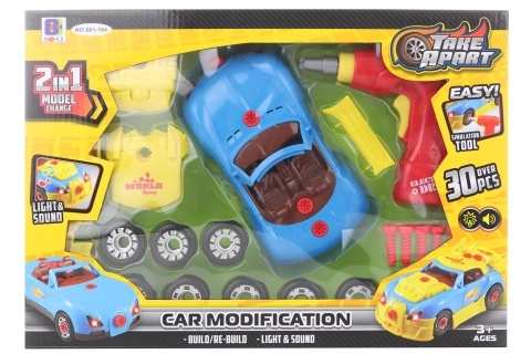 Jeu de construction à visser - voiture