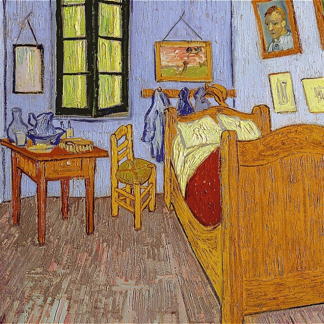 Puzzle artistique encadré Chambre à Arles 500 pièces