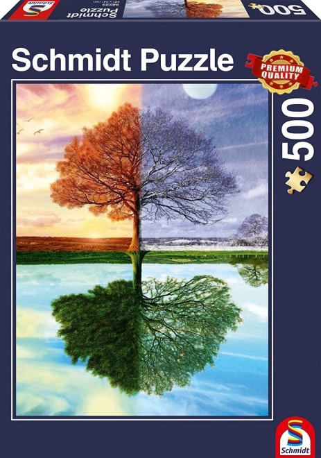 Puzzle Arbre des Quatre Saisons 500 pièces