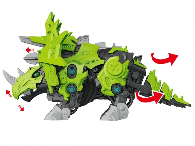 Modèle mobile de robot mécanique Triceratops