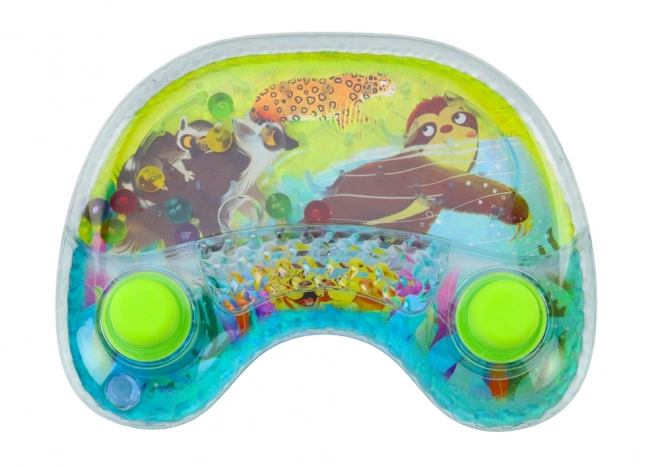 Jeu d'eau coloré avec images d'animaux