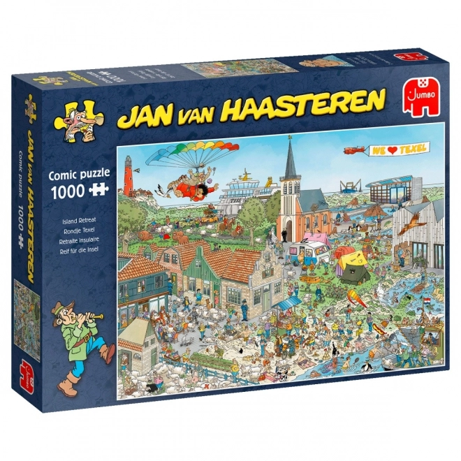 Puzzle JUMBO JvH Vol au-dessus de l'île 1000 pièces