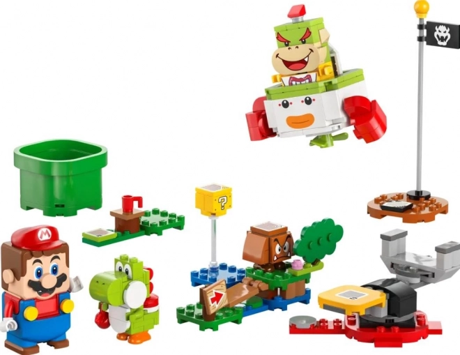 Aventure avec une figurine LEGO Super Mario interactive