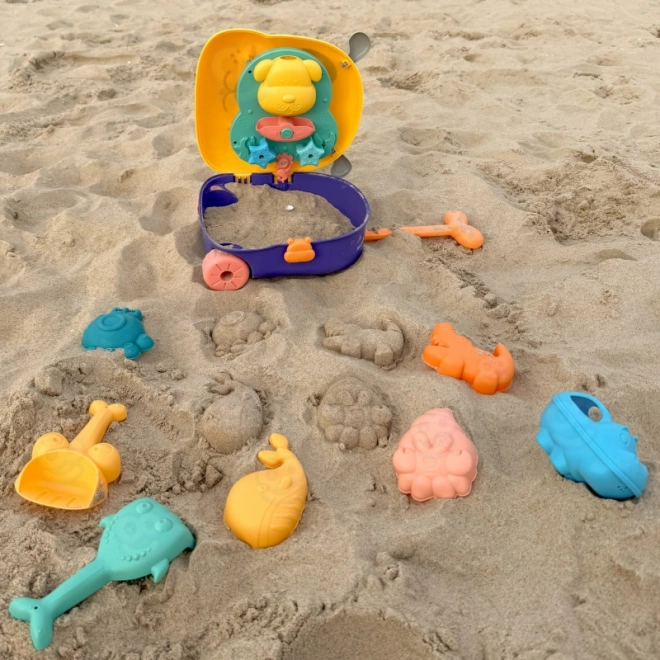 WOOPIE 3v1 Bac à sable d'eau Valise – Chiot