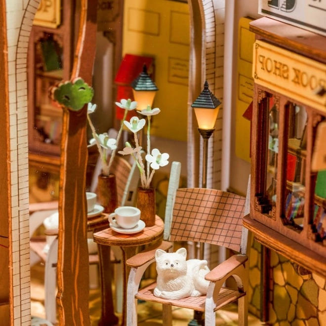Ratelier de livres Ville du Soleil avec éclairage LED modèle 3D