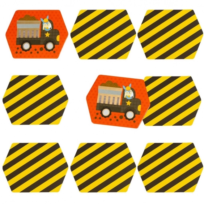 Pexeso Machines de Construction pour Enfants
