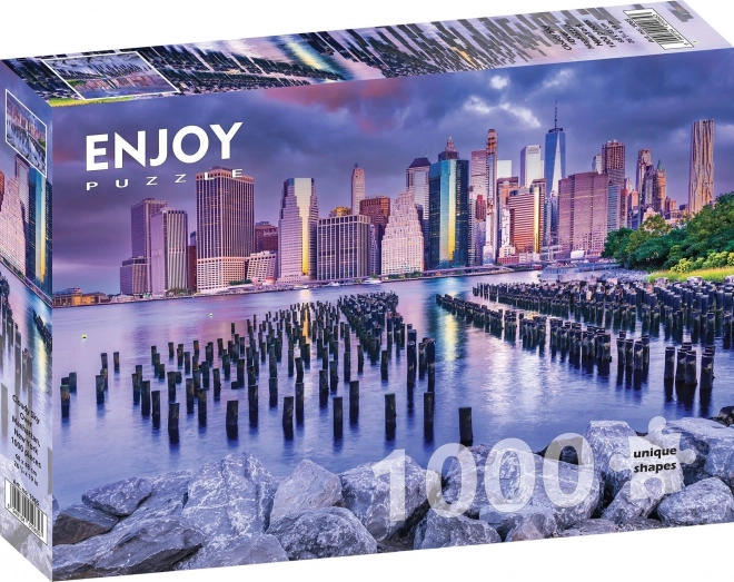 Profitez du puzzle ciel couvert Manhattan, New York 1000 pièces