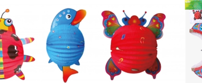 Lampion boule Animaux 24 cm