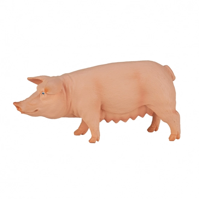 Figurine réaliste en plastique de truie