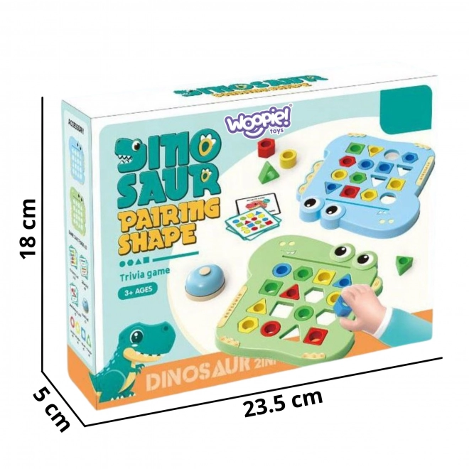 Woopie Montessori puzzle dinosaure - Jeu d'adresse
