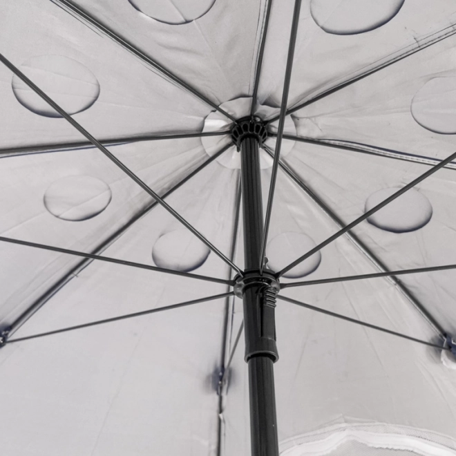 Grand parasol pliable de plage et de jardin 2 en 1