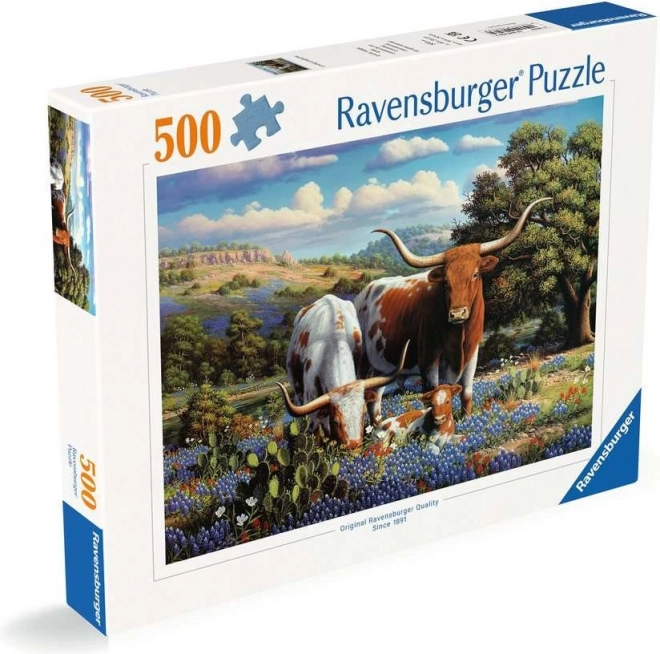 Puzzle Bétail dans le pré 500 pièces