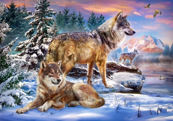 Puzzle 500 pièces Wolfish Wonderland