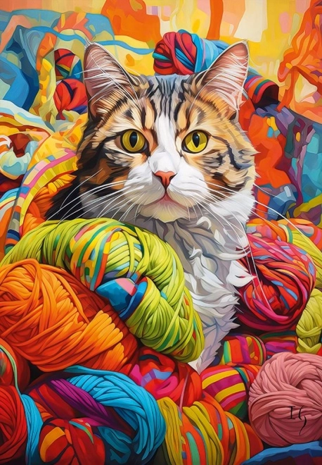Puzzle Frasques de Chats 500 Pièces