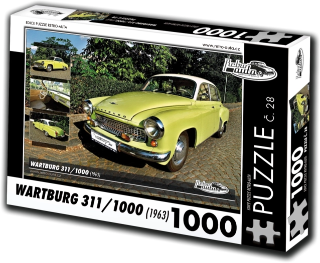 Puzzle RETRO-AUTA Wartburg 311 (1963) 1000 pièces
