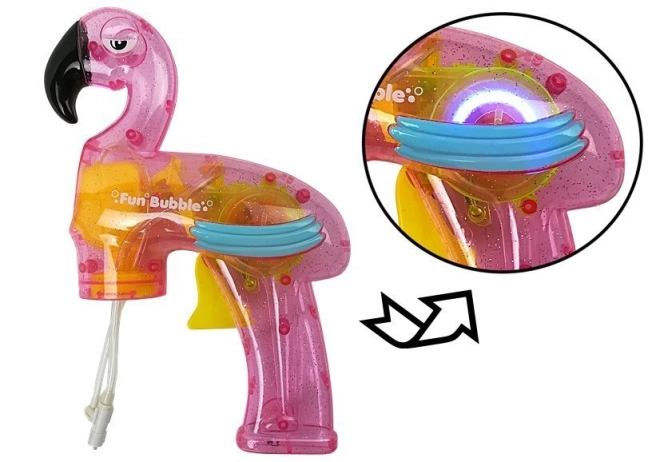Design créatif en forme de flamant rose