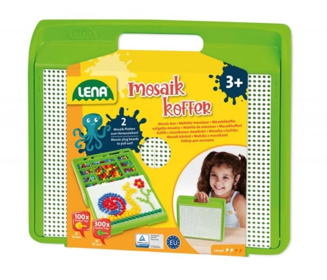 Mosaïque valise, 400 pcs, colorée