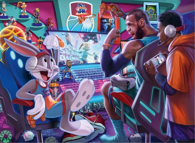 Puzzle Ravensburger Space Jam Gamestation 300 pièces