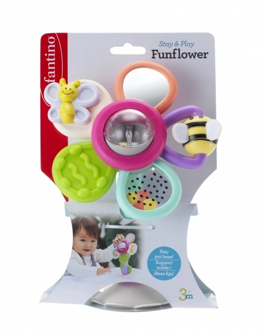 Fleur tournante avec ventouse Infantino