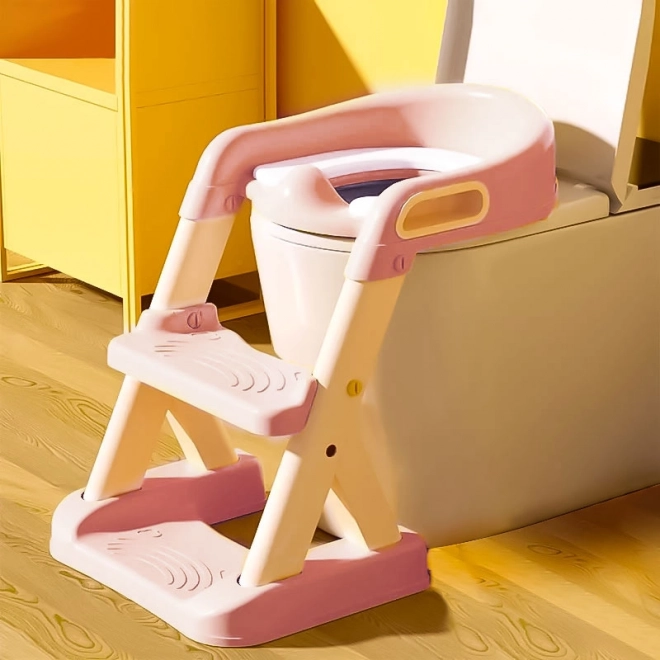 Pot jaune pour enfant avec marches ECOTOYS