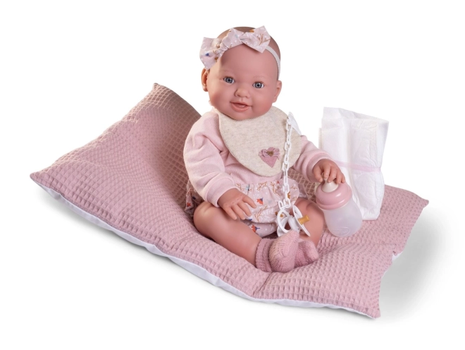 Antonio Juan 50414 MIA - poupée réaliste bébé qui pleure et fait pipi avec corps en vinyle - 42 cm